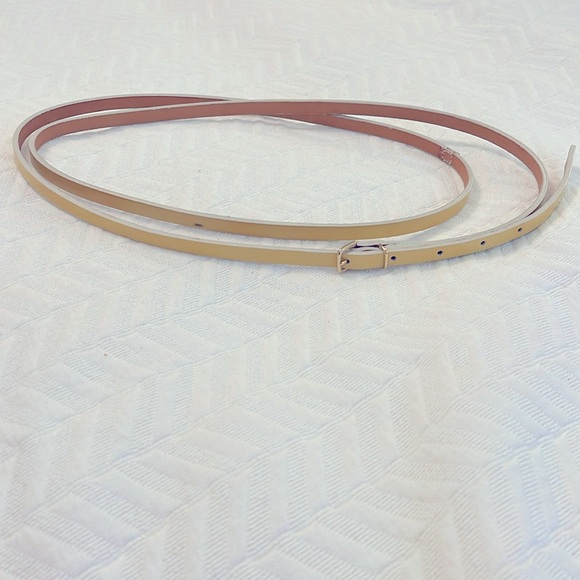 J. Crew Patent Leather Double-Wrap Skinny Belt Size Small - Picture 2 of 7